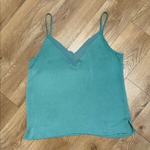 BKE Red Teal V-Neck Camisole